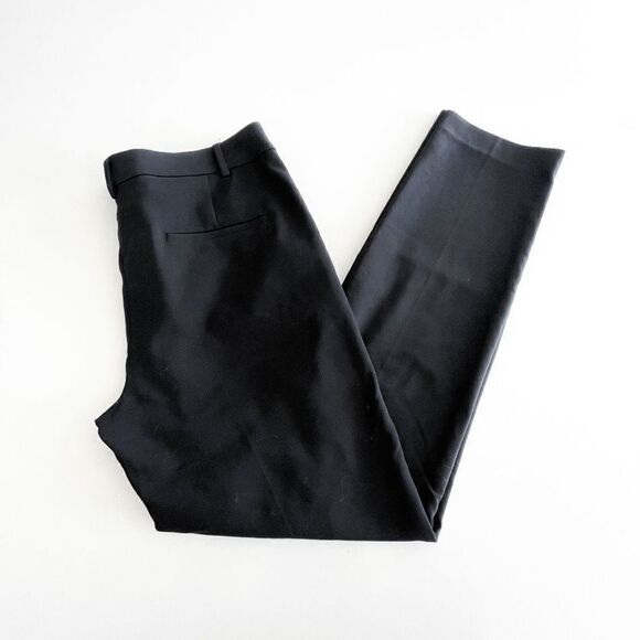 RW & Co. Womens Tailored Pants Slim Leg Signature Fit Career Wear Black Size 10 - Picture 3 of 9